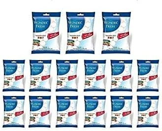 قرص نفتالین سفید خالص WONDER FRESH 3 در 1 (ضد حشره، ضد بید، ضد آفت) (مناسب انواع لباس، کشو و کمد، توالت، کمد بزرگ و کوچک، سینک) 100 گرمی (سفید خالص، بسته