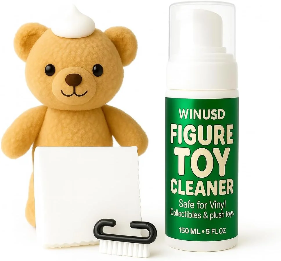 مایع تمیز کننده ملایم اسباب بازی WINUSD با پمپ دقیق - استفاده آسان، 150 میلی لیتر