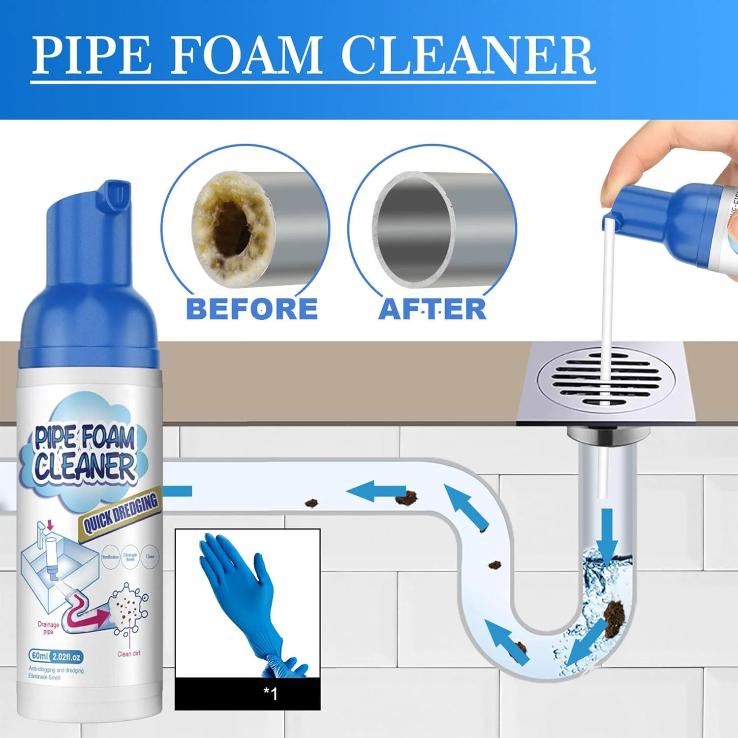 محلول لوله بازکن یوگو، محلول لوله بازکن فومینگ یوگو، محلول لوله بازکن فوم یوگو، محلول لوله بازکن فومینگ گت اوت یوگو، محلول لوله بازکن گت اوت یوگو (1 عدد)