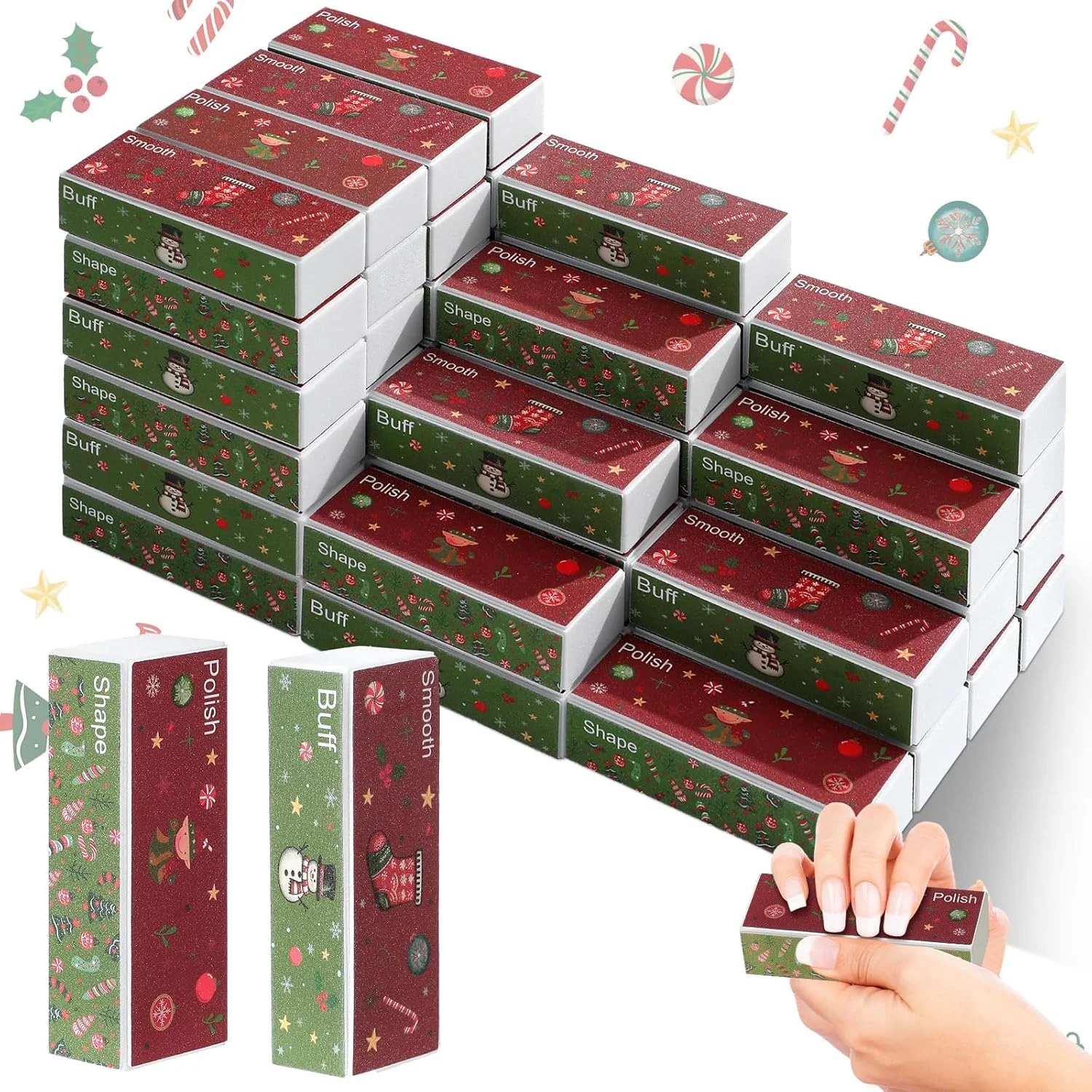 بافر ناخن فولد تایر 50 عددی 4 طرفه، مناسب برای صاف و براق کردن ناخن های طبیعی و اکریلیک، پولیشر و سوهان ناخن بافر ناخن فولد تایر 50 عددی 4 طرفه، مناسب برای صاف و براق کردن ناخن های طبیعی و اکریلیک، پولیشر و سوهان ناخن