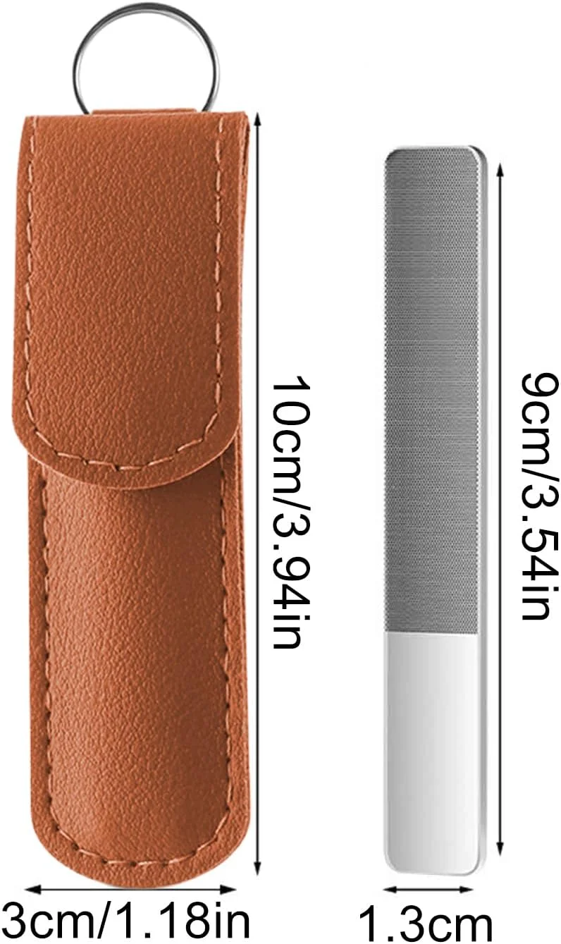 سوهان ناخن شیشه ای، سوهان ناخن ضد لغزش | ابزار بافر ناخن ملایم برای مانیکور، پدیکور، خانه، سالن، کمپینگ، اسپا، مسافرت، زنان، مردان