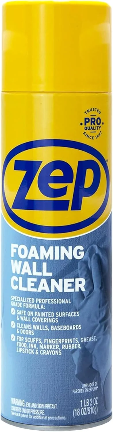 پاک کننده دیواری فومینگ زپ 510 گرمی (بسته 4 عددی) دیوارها را بدون آسیب رساندن به سطوح رنگ شده تمیز می کند