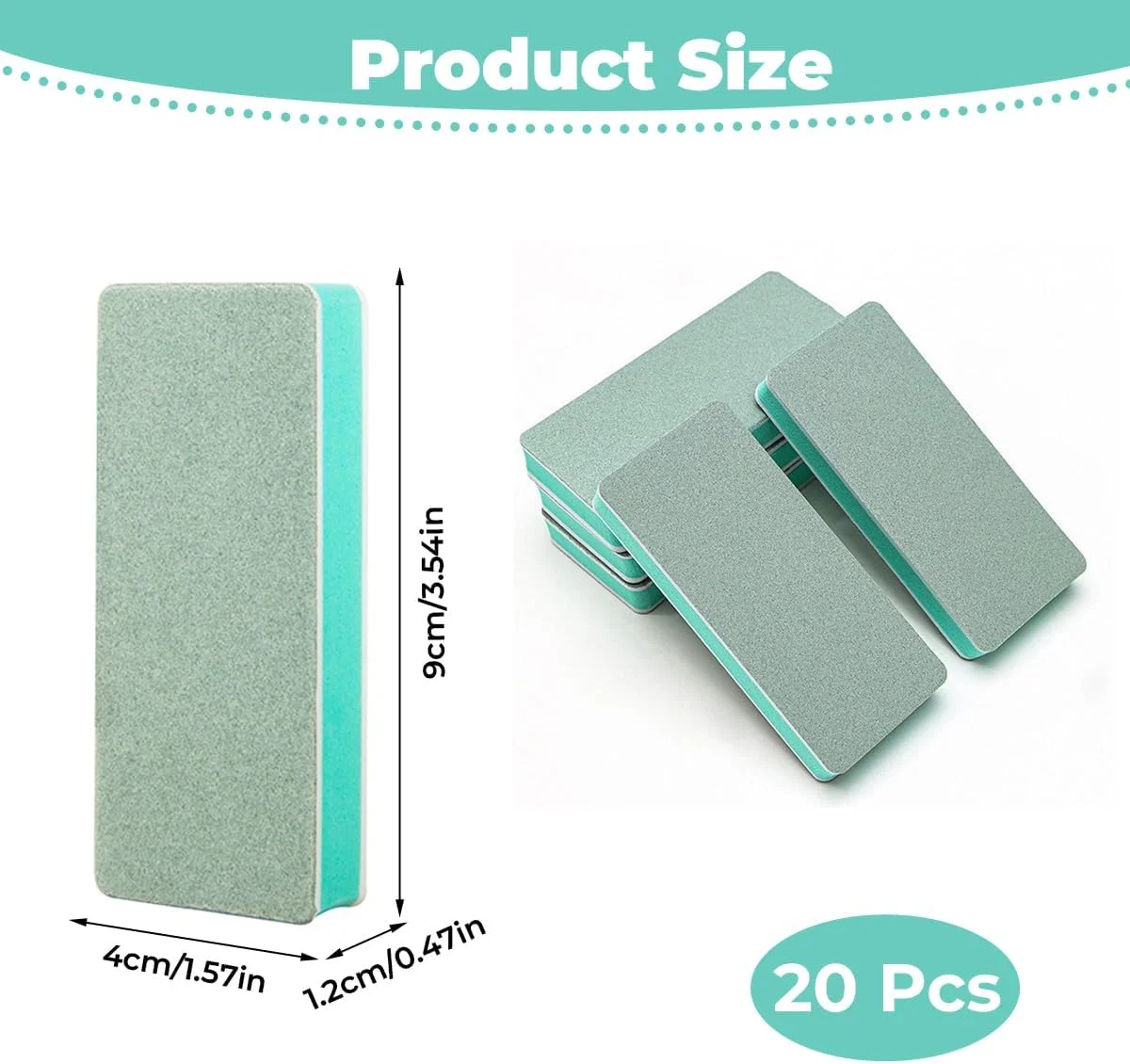 بسته 20 عددی بافر ناخن Xyvor، بافرهای 800 و 4000، بلوک بافر ناخن، بافر ناخن برای ناخن های طبیعی، ناخن های ژلی، بلوک های سمباده بافر، بلوک های پولیش، برای سالن های ناخن، طراحی ناخن بسته 20 عددی بافر ناخن Xyvor، بافرهای 800 و 4000، بلوک بافر ناخن، بافر ناخن برای ناخن های طبیعی، ناخن های ژلی، بلوک های سمباده بافر، بلوک های پولیش، برای سالن های ناخن، طراحی ناخن