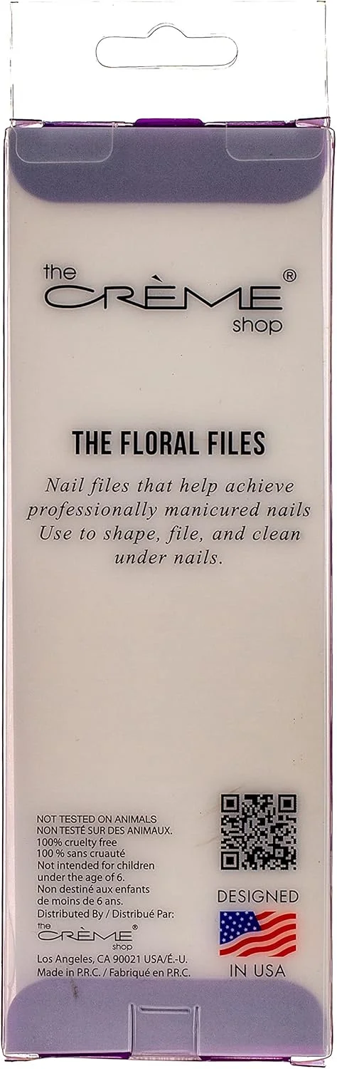 ست دو عددی سوهان ناخن مانیکور و پدیکور The Crème Shop. دسته های بادوام و با طراحی ارگونومیک، طرح های گلدار. ست دو عددی سوهان ناخن مانیکور و پدیکور The Crème Shop. دسته های بادوام و با طراحی ارگونومیک، طرح های گلدار.