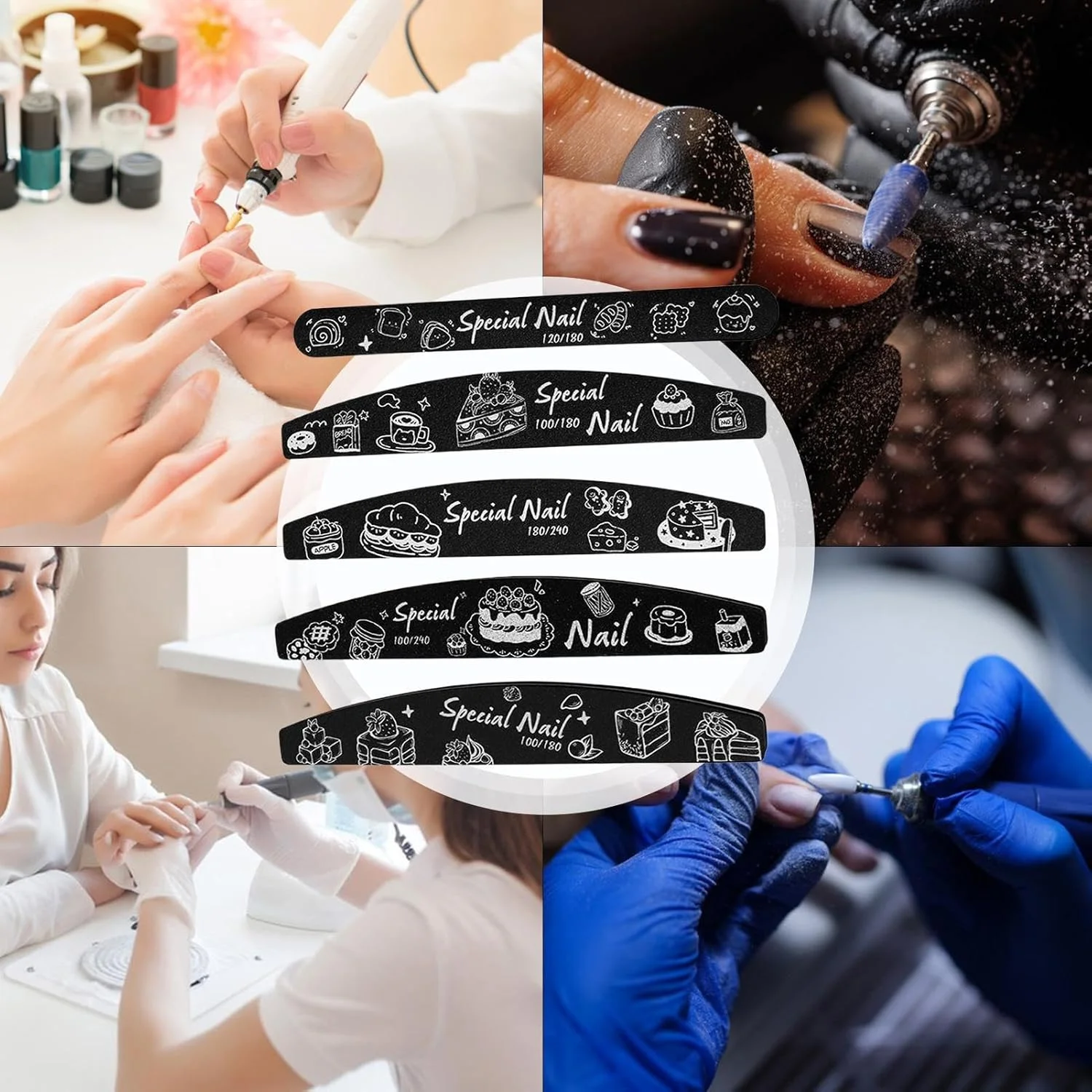 بافر ناخن | سوهان پدیکور ناخن کارتونی | ابزار مانیکور برای شکل دادن به ناخن پا، مناسب برای استفاده در منزل، سالن، مسافرت، اسپا، استفاده روزانه، تولد، تعطیلات، هنرمندان، زنان، دختران و دوستان