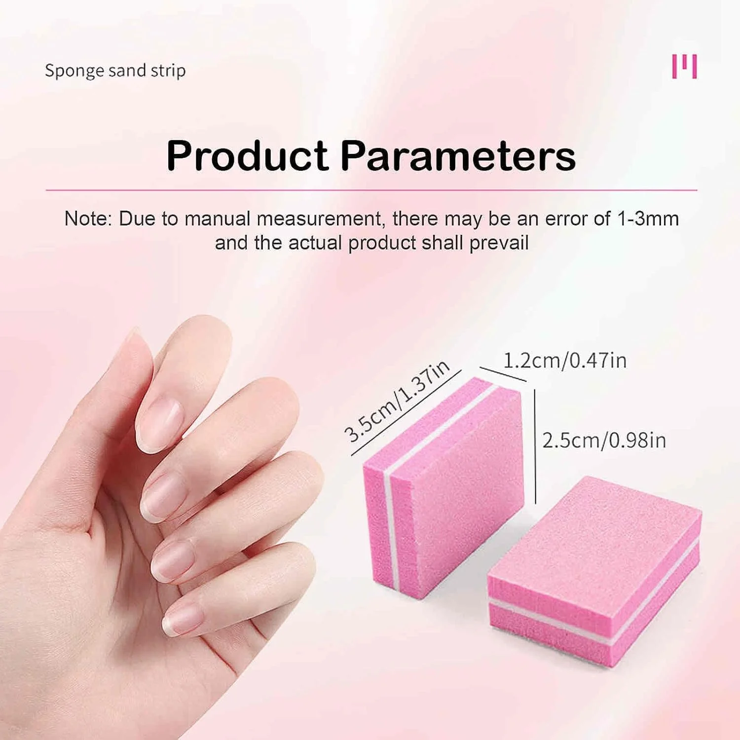 بسته 50 عددی مینی بافر ناخن، سوهان اسفنجی با درجه زبری 100/180 برای ناخن های طبیعی، ژلی و اکریلیک، ست ابزار مانیکور، مناسب برای استفاده در سالن بسته 50 عددی مینی بافر ناخن، سوهان اسفنجی با درجه زبری 100/180 برای ناخن های طبیعی، ژلی و اکریلیک، ست ابزار مانیکور، مناسب برای استفاده در سالن