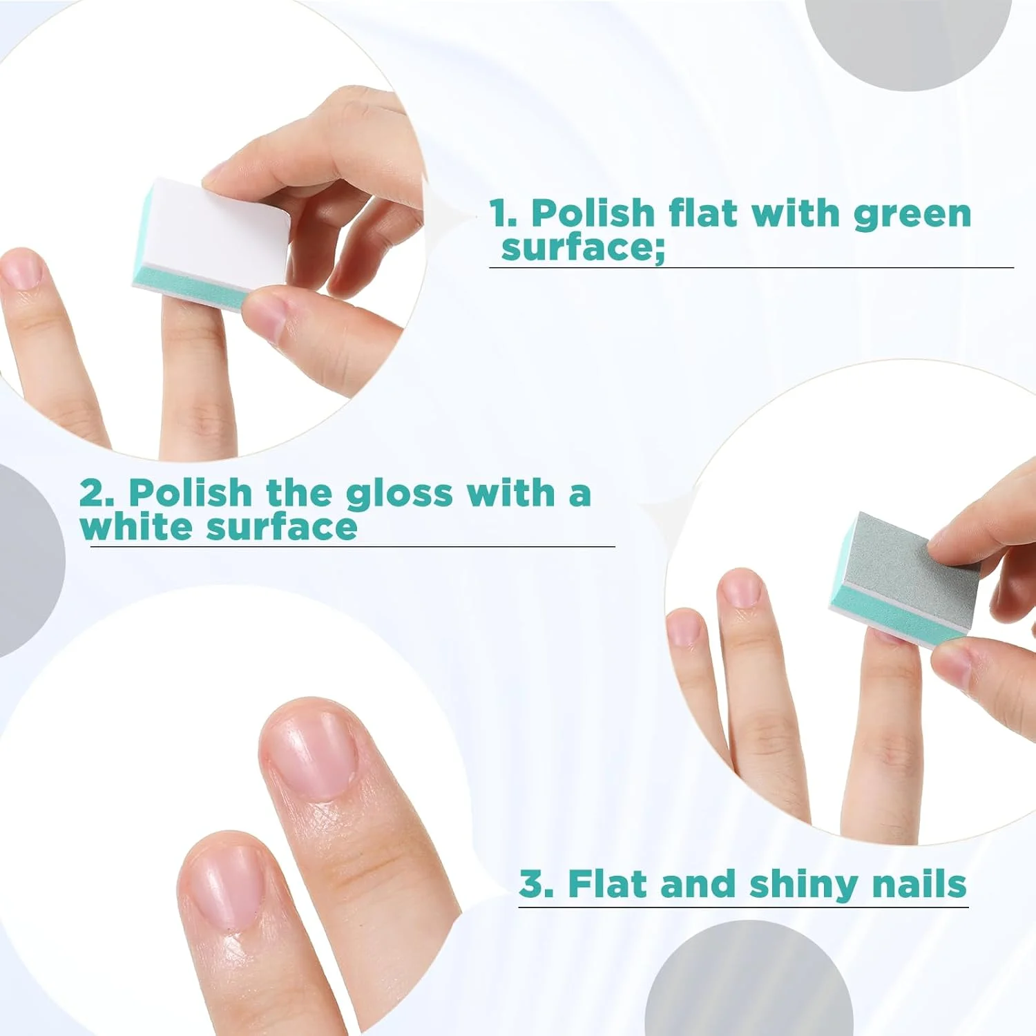 بافر ناخن مینی، بسته 50 عددی کیت براق کننده و بافر ناخن، بافرهای مینی، بلوک های صاف کننده، بلوک های حرفه ای سوهان مانیکور برای پولیش ناخن های طبیعی صاف و براق، درجه زبری 1000/4000 (سبز) بافر ناخن مینی، بسته 50 عددی کیت براق کننده و بافر ناخن، بافرهای مینی، بلوک های صاف کننده، بلوک های حرفه ای سوهان مانیکور برای پولیش ناخن های طبیعی صاف و براق، درجه زبری 1000/4000 (سبز)