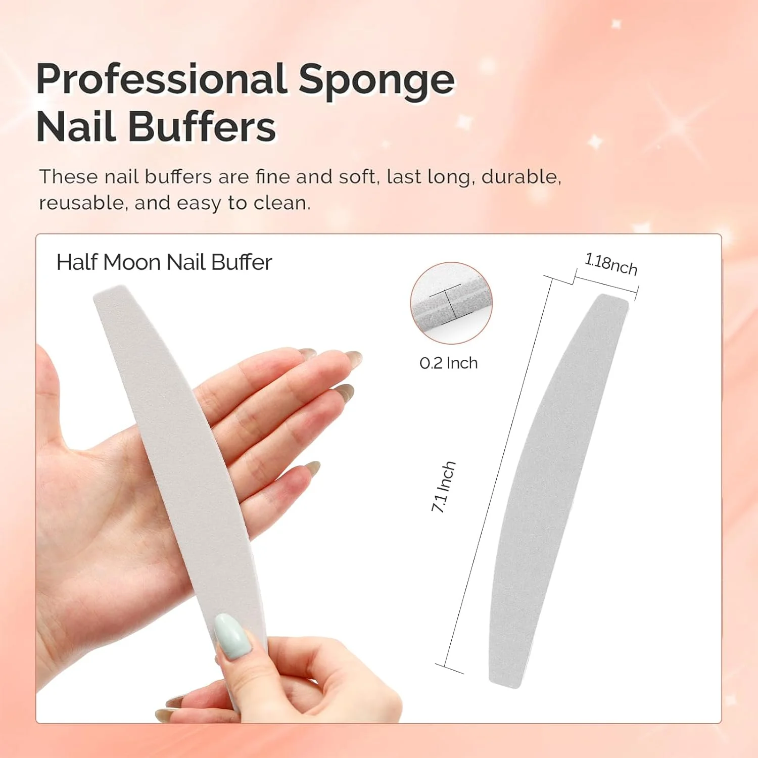 ست 8 عددی سوهان و بافر ناخن برای ناخن های طبیعی، کیت بافر و براق کننده ناخن، بلوک های سوهان ناخن با درجه زبری 100/180 برای ناخن های انگشت، خاکستری ست 8 عددی سوهان و بافر ناخن برای ناخن های طبیعی، کیت بافر و براق کننده ناخن، بلوک های سوهان ناخن با درجه زبری 100/180 برای ناخن های انگشت، خاکستری