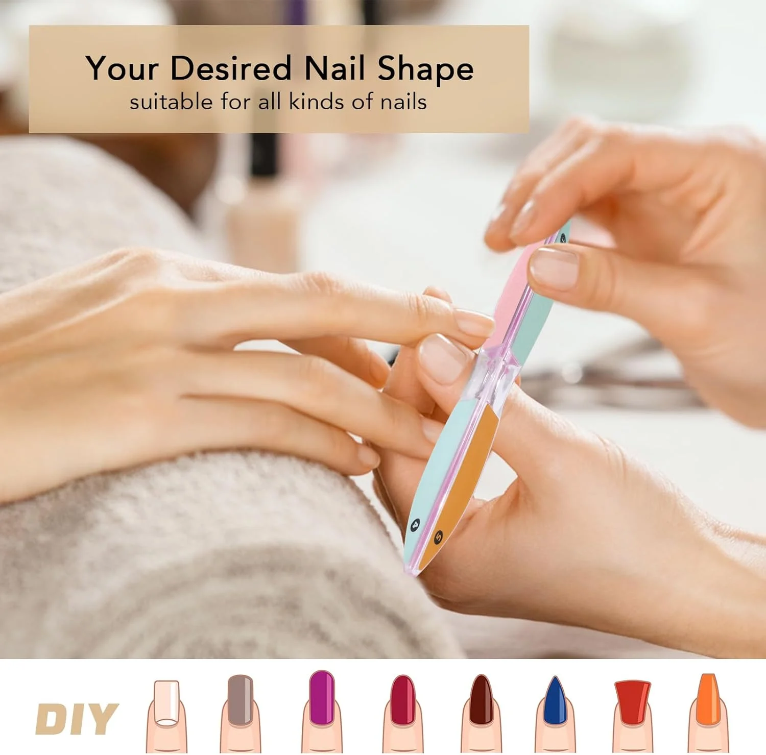 سوهان ناخن 6 طرفه و بافر ناخن، سوهان ناخن چند منظوره برای شکل دادن و پولیش، هدیه برای خانم ها، جوراب ساق بلند، سوهان و بافر ناخن، ابزار مراقبت از ناخن، شکل دهی و بافر همه کاره سوهان ناخن 6 طرفه و بافر ناخن، سوهان ناخن چند منظوره برای شکل دادن و پولیش، هدیه برای خانم ها، جوراب ساق بلند، سوهان و بافر ناخن، ابزار مراقبت از ناخن، شکل دهی و بافر همه کاره