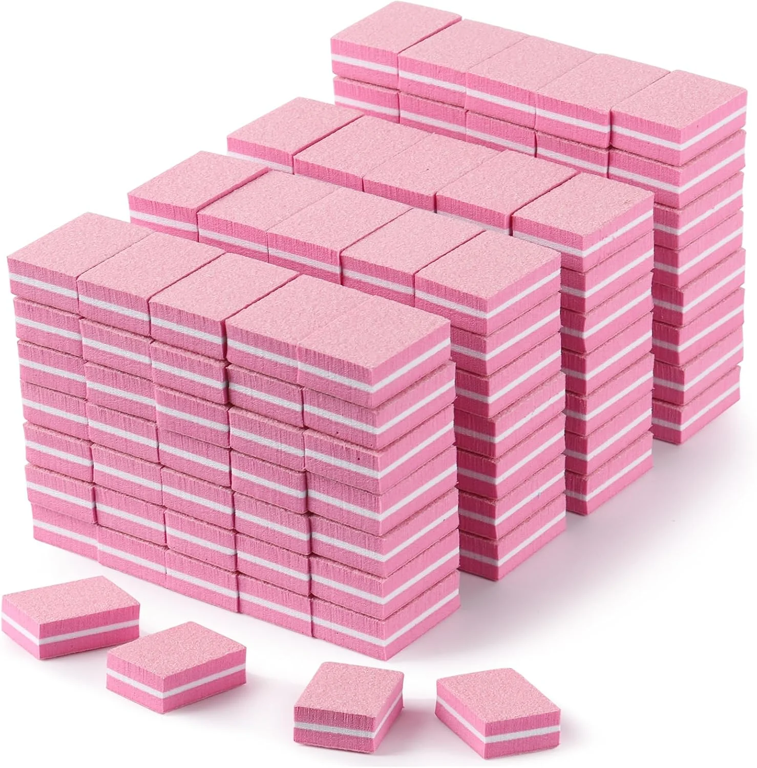 بافر ناخن 150 عددی، مینی بافر ناخن برای ناخن های طبیعی، بافرهای گریت 100/180 برای پولیش ناخن (صورتی) بافر ناخن 150 عددی، مینی بافر ناخن برای ناخن های طبیعی، بافرهای گریت 100/180 برای پولیش ناخن (صورتی)