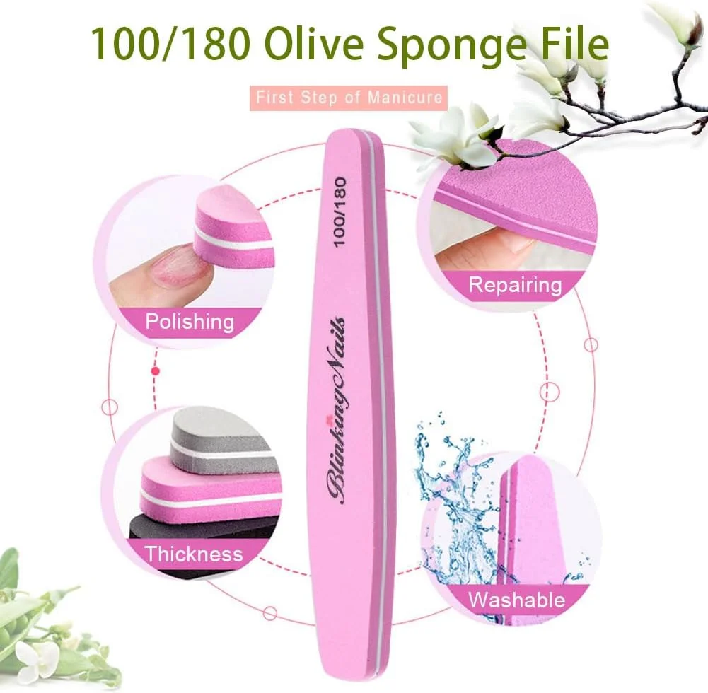 بلاک بافر ناخن، فایل و بافرهای اسفنجی ناخن برای مراقبت از هنر ناخن، طراحی دو طرفه بیضی شکل، دانه بندی 100/180، ابزار مانیکور حرفه ای ناخن، رنگ صورتی، بسته 10 عددی بلاک بافر ناخن، فایل و بافرهای اسفنجی ناخن برای مراقبت از هنر ناخن، طراحی دو طرفه بیضی شکل، دانه بندی 100/180، ابزار مانیکور حرفه ای ناخن، رنگ صورتی، بسته 10 عددی