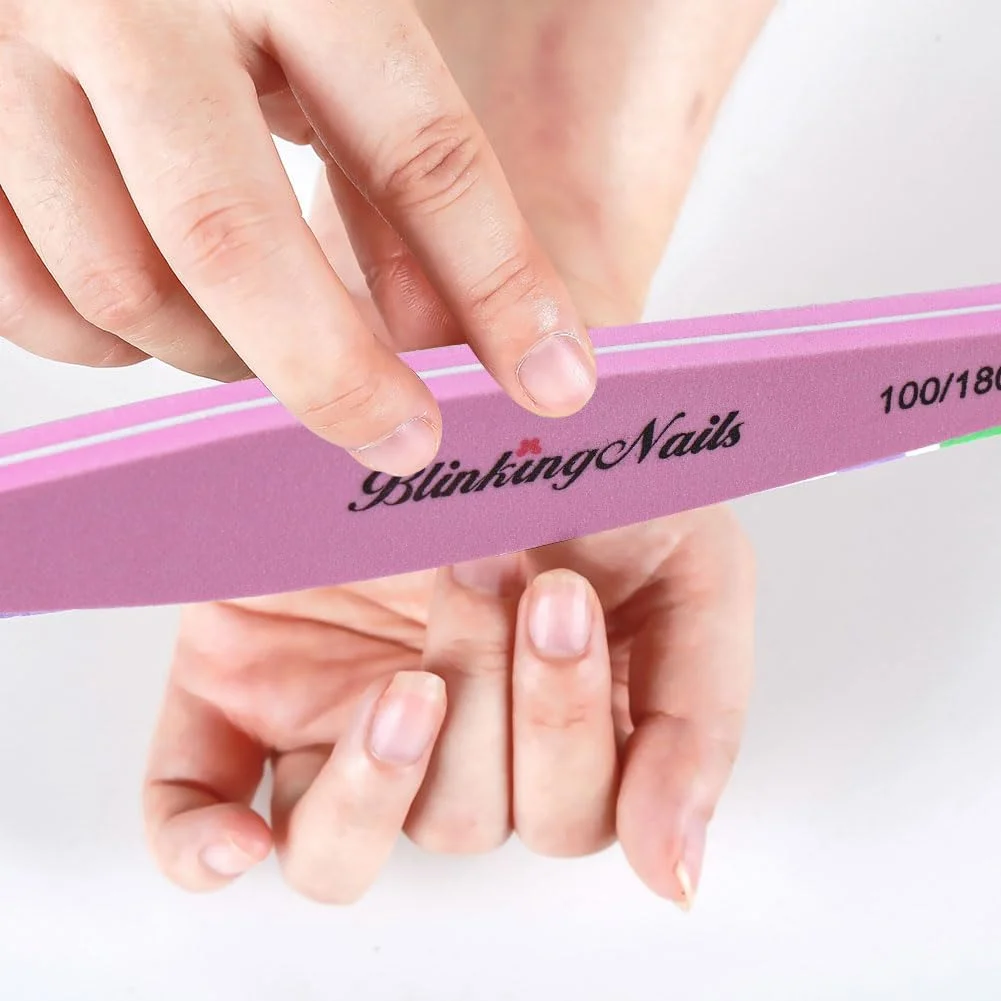 بلاک بافر ناخن، فایل و بافرهای اسفنجی ناخن برای مراقبت از هنر ناخن، طراحی دو طرفه بیضی شکل، دانه بندی 100/180، ابزار مانیکور حرفه ای ناخن، رنگ صورتی، بسته 10 عددی بلاک بافر ناخن، فایل و بافرهای اسفنجی ناخن برای مراقبت از هنر ناخن، طراحی دو طرفه بیضی شکل، دانه بندی 100/180، ابزار مانیکور حرفه ای ناخن، رنگ صورتی، بسته 10 عددی