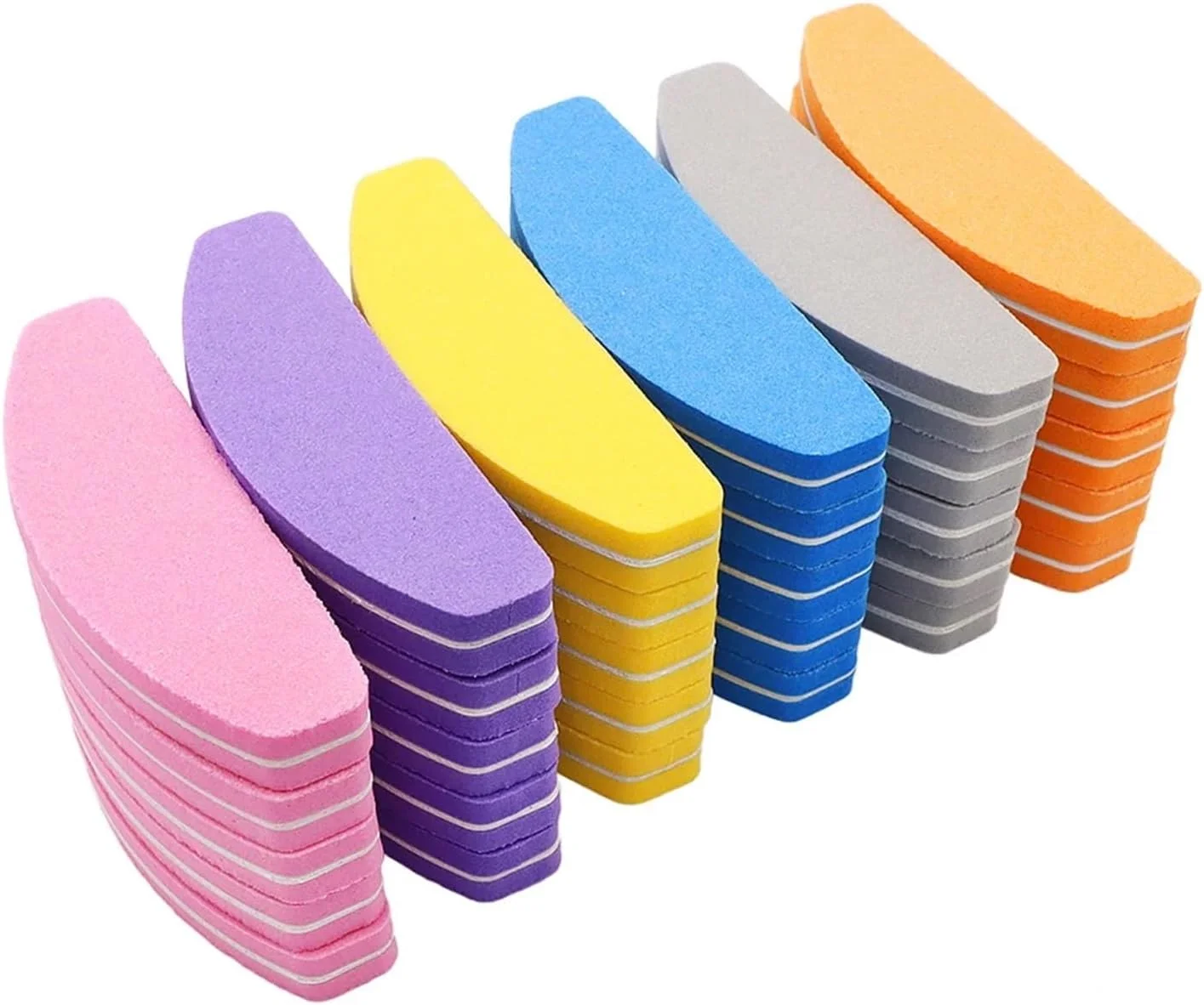 بلاک بافر ناخن 30 عددی، سوهان اسفنجی ناخن دو طرفه، سمباده فوم، بافر پولیشر طرح ماه (نارنجی) بلاک بافر ناخن 30 عددی، سوهان اسفنجی ناخن دو طرفه، سمباده فوم، بافر پولیشر طرح ماه (نارنجی)