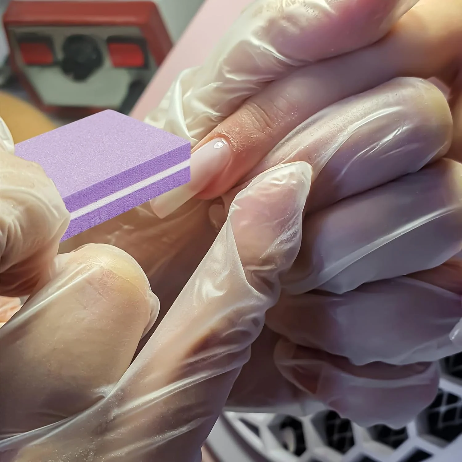 بلاک های بافر ناخن، 50 عدد بافر ناخن، ابزارهای سمباده زنی برای سالن و خانه، برای ناخن های ژلی و طبیعی، لوازم طراحی ناخن دخترانه، بنفش بلاک های بافر ناخن، 50 عدد بافر ناخن، ابزارهای سمباده زنی برای سالن و خانه، برای ناخن های ژلی و طبیعی، لوازم طراحی ناخن دخترانه، بنفش