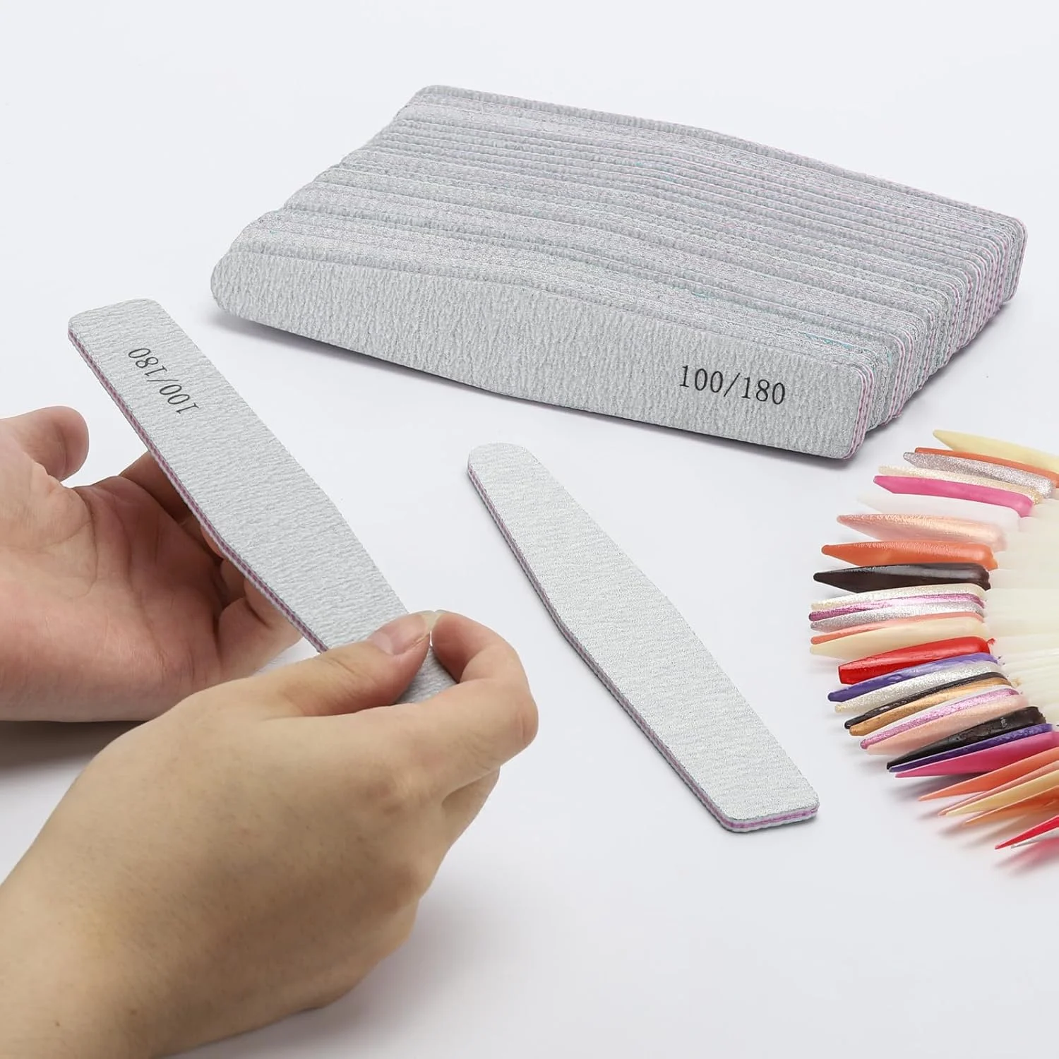 بیست و پنج عدد سوهان ناخن BTYMS، درجه زبری 100/180، سوهان ناخن فله ای، سوهان ناخن انگشت، سوهان ناخن بادوام بیست و پنج عدد سوهان ناخن BTYMS، درجه زبری 100/180، سوهان ناخن فله ای، سوهان ناخن انگشت، سوهان ناخن بادوام