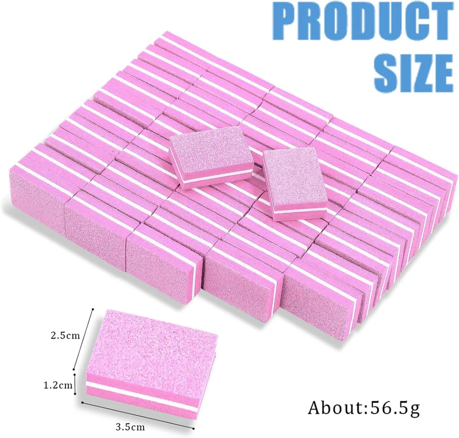 بسته 50 عددی بافر ناخن، سوهان ناخن حرفه ای، ابزار هنری سوهان بافر ناخن برای سالن، استفاده خانگی، ناخن های طبیعی ژلی (صورتی) بسته 50 عددی بافر ناخن، سوهان ناخن حرفه ای، ابزار هنری سوهان بافر ناخن برای سالن، استفاده خانگی، ناخن های طبیعی ژلی (صورتی)