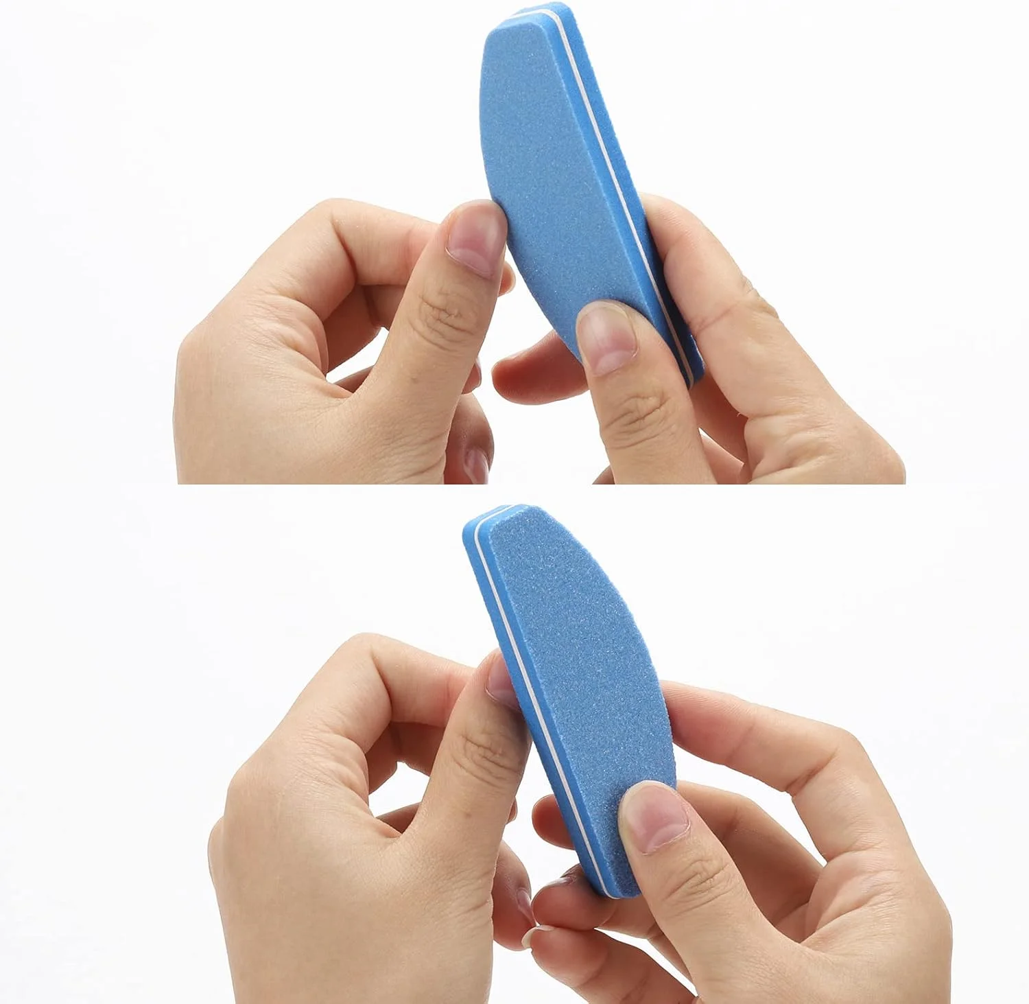 بسته 80 عددی مینی بافر ناخن BTYMS، سوهان ناخن کوچک با درجه زبری 100/180 برای ناخن های اکریلیک و ناخن های طبیعی