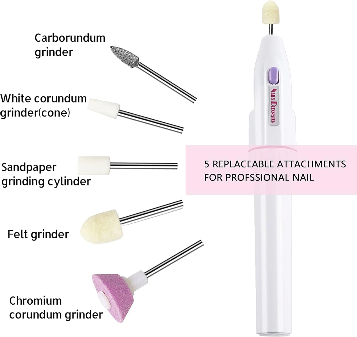 دستگاه سوهان برقی ناخن BLUETOP، کیت مانیکور و پدیکور، پولیش و ساییدن دستگاه سوهان برقی ناخن BLUETOP، کیت مانیکور و پدیکور، پولیش و ساییدن