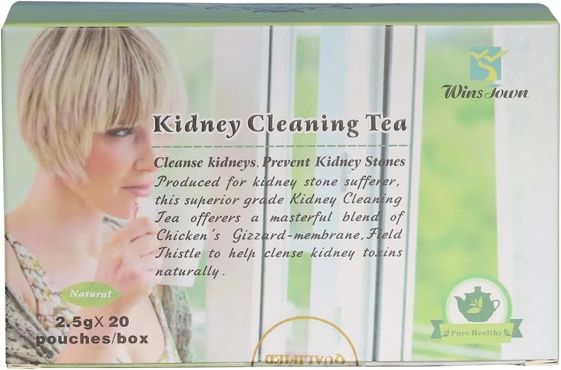 چای پاک کننده سنگ کلیه Wins Town، سنگ شکن برای پاکسازی و سم زدایی کلیه، 20 تی بگ