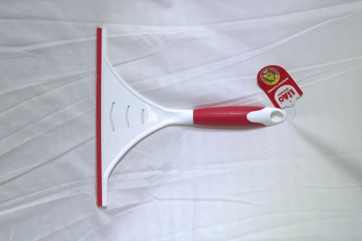 اسپری تمیز کننده شیشه - خشک شدن سریع، درخشش بدون رگه - پاک کننده قوی چربی 24X2X27 قرمز و سفید