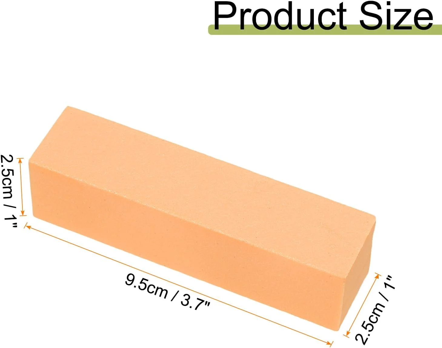 بلاک بافر ناخن هرفینگتون 8 عددی، درجه زبری 120، ابزار مانیکور و سوهان کشی ناخن برای پولیش و براق کردن ناخن های اکریلیک، نارنجی بلاک بافر ناخن هرفینگتون 8 عددی، درجه زبری 120، ابزار مانیکور و سوهان کشی ناخن برای پولیش و براق کردن ناخن های اکریلیک، نارنجی