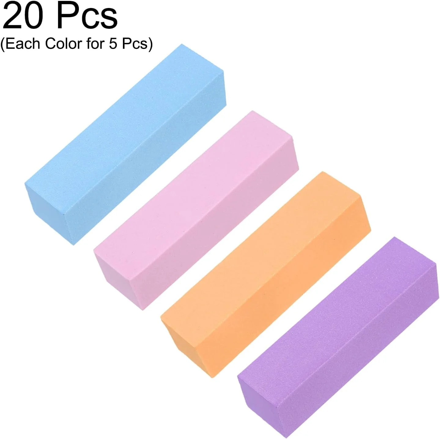 بلاک بافر ناخن هرفینگتون 20 عددی، سوهان بافر سمباده ای ناخن درجه 120، ابزار مانیکور برای بافر پولیش براق کننده ناخن اکریلیک، ترکیب چهار رنگ بلاک بافر ناخن هرفینگتون 20 عددی، سوهان بافر سمباده ای ناخن درجه 120، ابزار مانیکور برای بافر پولیش براق کننده ناخن اکریلیک، ترکیب چهار رنگ