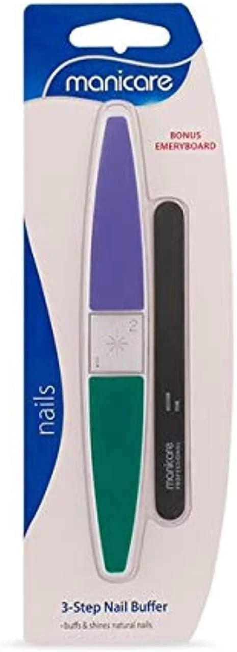 بافر ناخن 3 مرحله ای Manicare # 38200، 1 عدد بافر ناخن 3 مرحله ای Manicare # 38200، 1 عدد