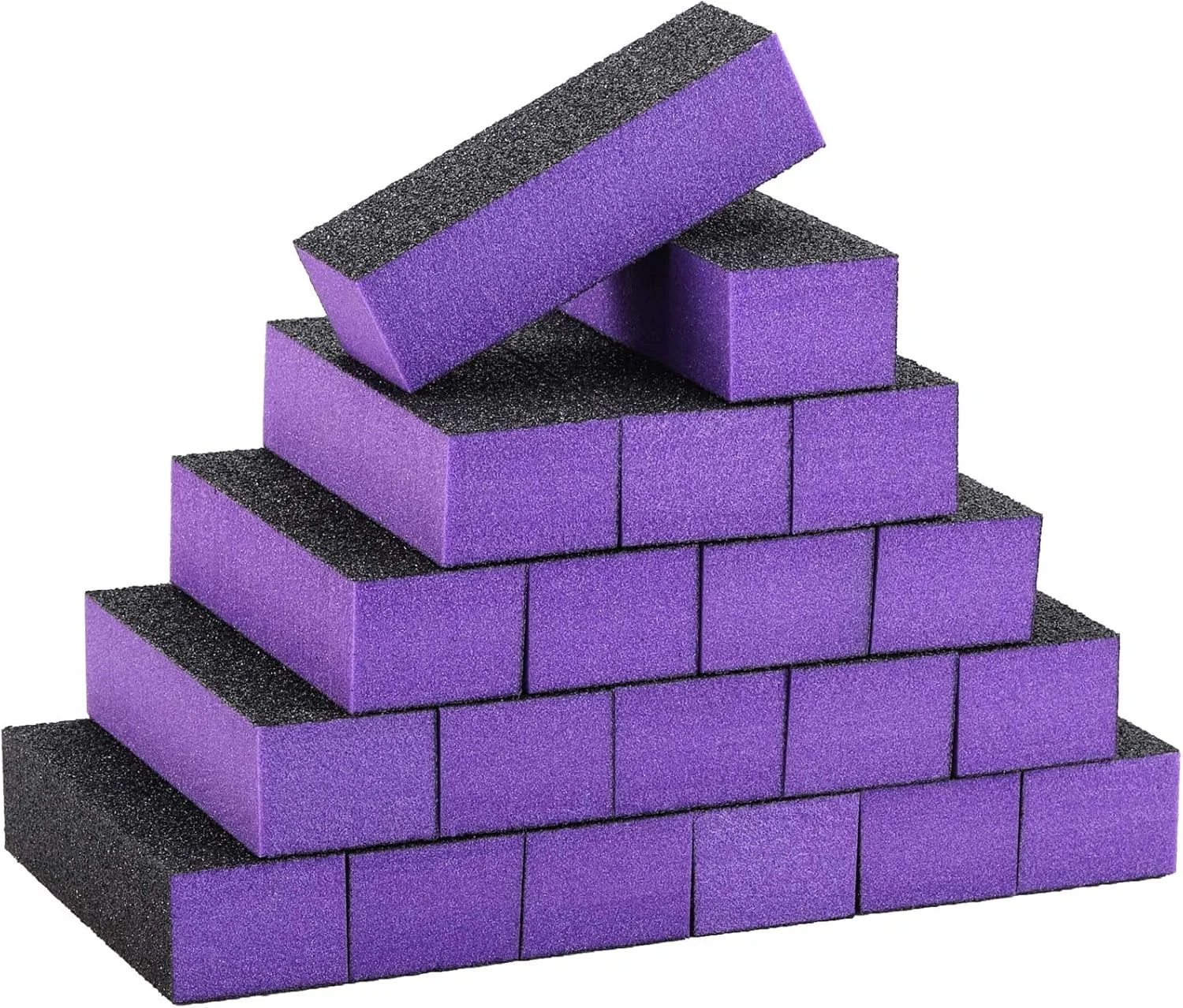 لاو بی بی 20 عدد بافر ناخن، سوهان اسفنجی، پولیشر، بلوک سمباده، درجه زبری 80/120، سوهان ناخن 3 طرفه برای ابزار مانیکور طراحی ناخن (بنفش مشکی) لاو بی بی 20 عدد بافر ناخن، سوهان اسفنجی، پولیشر، بلوک سمباده، درجه زبری 80/120، سوهان ناخن 3 طرفه برای ابزار مانیکور طراحی ناخن (بنفش مشکی)