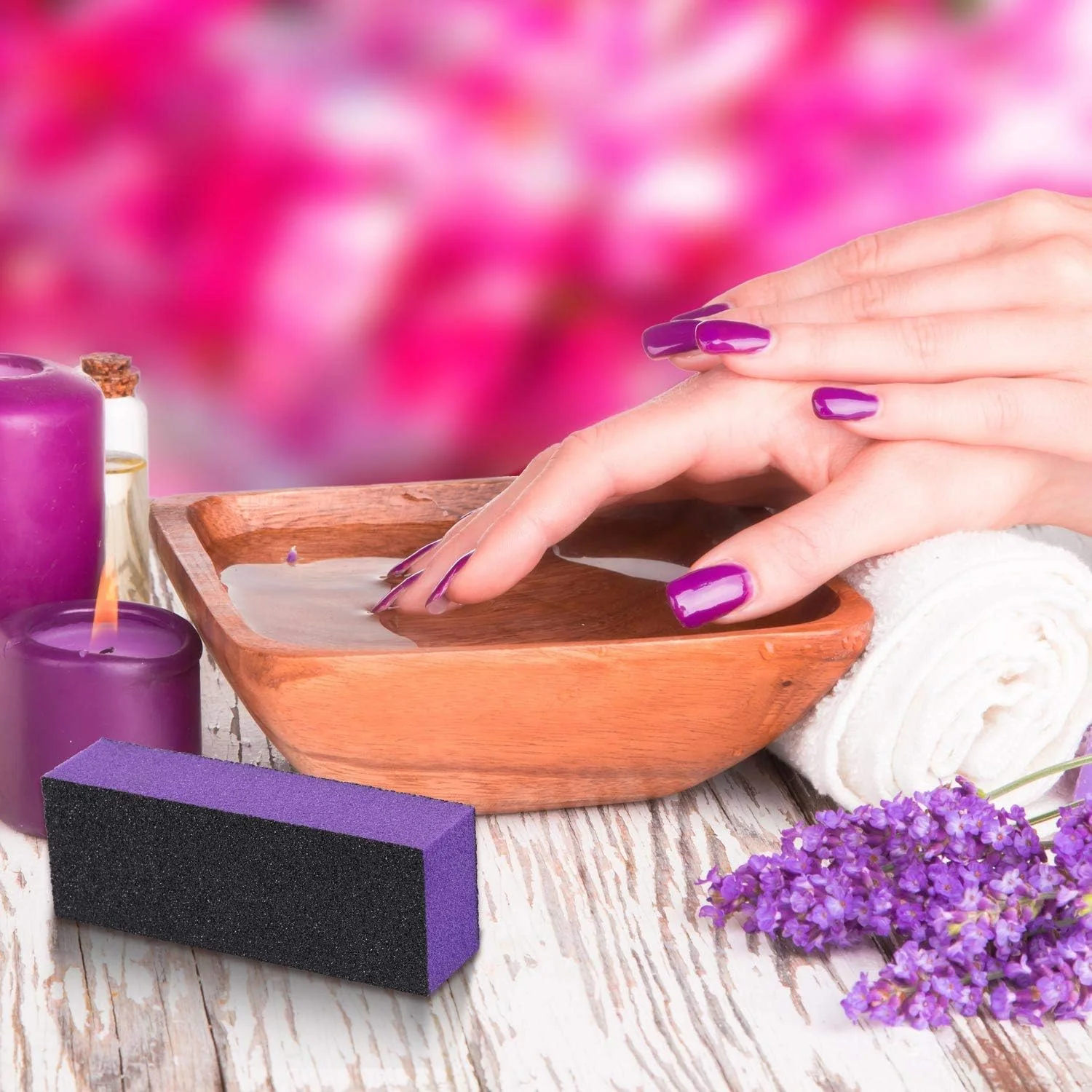 لاو بی بی 20 عدد بافر ناخن، سوهان اسفنجی، پولیشر، بلوک سمباده، درجه زبری 80/120، سوهان ناخن 3 طرفه برای ابزار مانیکور طراحی ناخن (بنفش مشکی) لاو بی بی 20 عدد بافر ناخن، سوهان اسفنجی، پولیشر، بلوک سمباده، درجه زبری 80/120، سوهان ناخن 3 طرفه برای ابزار مانیکور طراحی ناخن (بنفش مشکی)