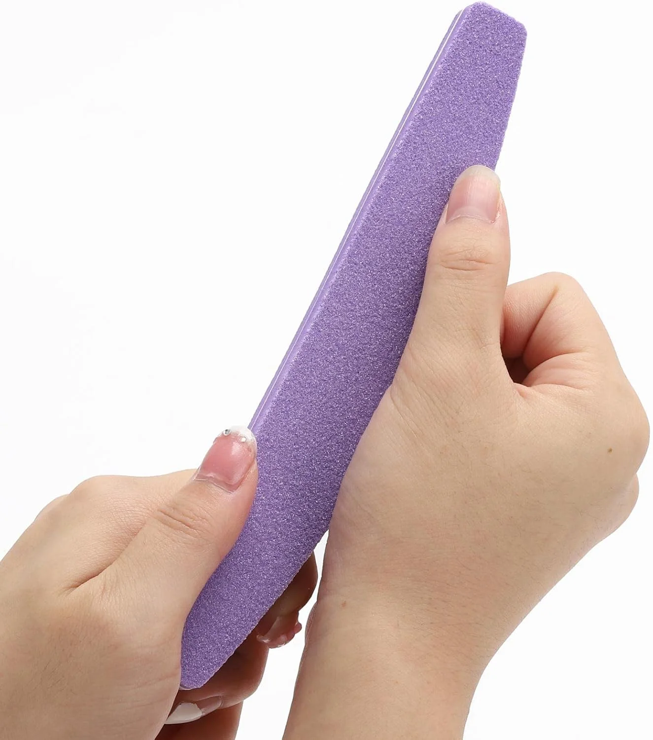 LoveBB بسته 20 عددی بافر ناخن گریت 100/180، سوهان ناخن دو طرفه قابل شستشو برای ناخن های اکریلیک، طبیعی و ژلی، بنفش LoveBB بسته 20 عددی بافر ناخن گریت 100/180، سوهان ناخن دو طرفه قابل شستشو برای ناخن های اکریلیک، طبیعی و ژلی، بنفش