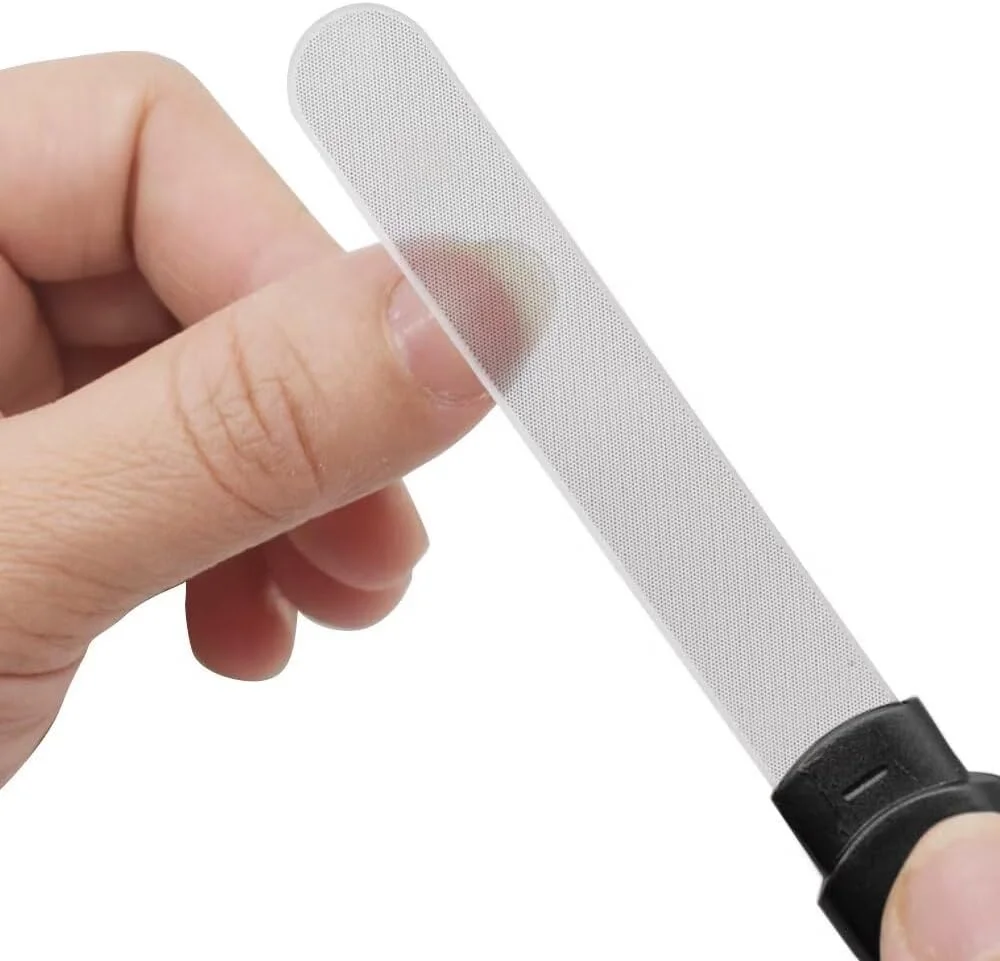 سوهان ناخن شیشه ای ممتاز با کیف، بافر ناخن کریستالی الماسه سالنی، بهترین انتخاب برای ناخن های طبیعی و اکریلیک، هدیه کریسمس برای زنان و مردان سوهان ناخن شیشه ای ممتاز با کیف، بافر ناخن کریستالی الماسه سالنی، بهترین انتخاب برای ناخن های طبیعی و اکریلیک، هدیه کریسمس برای زنان و مردان