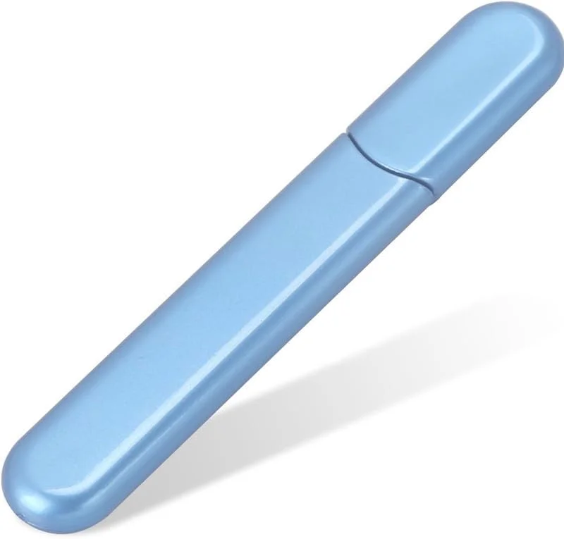 سوهان ناخن شیشه ای ممتاز با کیف، بافر ناخن کریستالی الماس سالن زیبایی برای ناخن های اکریلیک، هدیه کریسمس برای زنان و مردان، آبی روشن سوهان ناخن شیشه ای ممتاز با کیف، بافر ناخن کریستالی الماس سالن زیبایی برای ناخن های اکریلیک، هدیه کریسمس برای زنان و مردان، آبی روشن