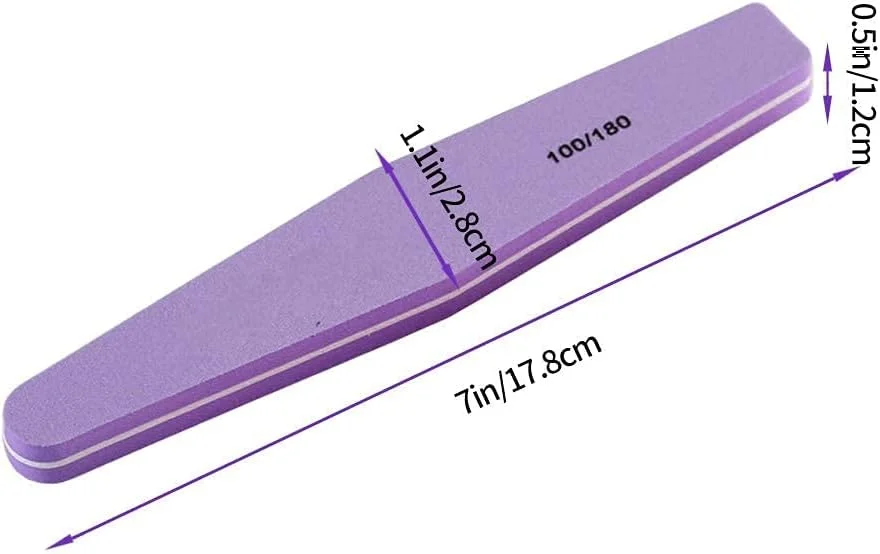 بافر نرم ناخن سمیناخ 20 عددی، سوهان اسفنجی ناخن، بافر نرم هنر ناخن، قابل شستشو، دو طرفه، سمباده 100/180، بافر ناخن (چند رنگ) بافر نرم ناخن سمیناخ 20 عددی، سوهان اسفنجی ناخن، بافر نرم هنر ناخن، قابل شستشو، دو طرفه، سمباده 100/180، بافر ناخن (چند رنگ)