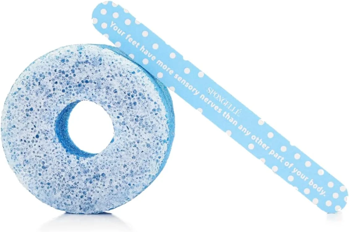 اسفنج لایه بردار پا و سوهان ناخن Spongellé PediPop!، رایحه پشمک اسفنج لایه بردار پا و سوهان ناخن Spongellé PediPop!، رایحه پشمک