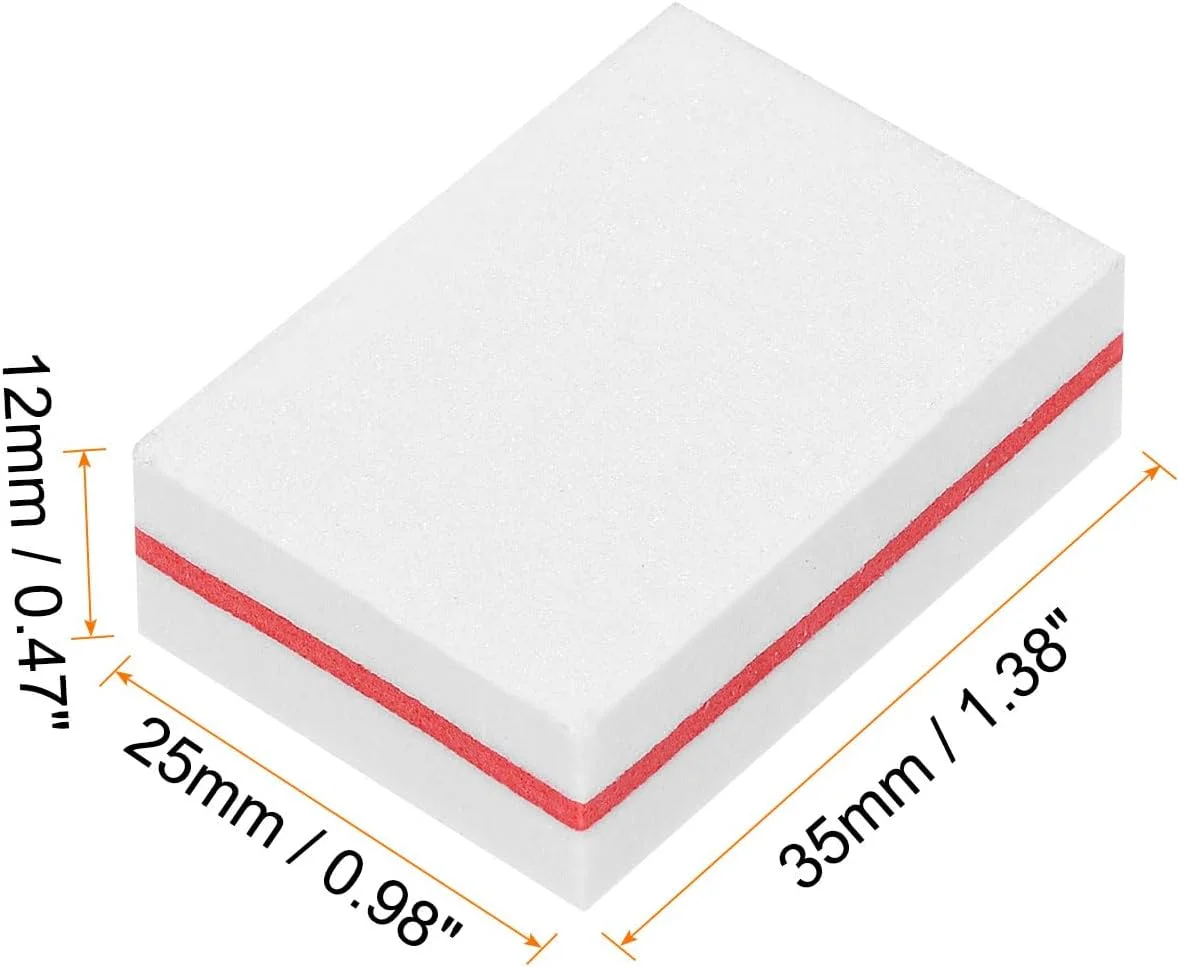 سوهان ناخن مینیاتوری 50 عددی سورسیینگ مپ، بلوک های سمباده ناخن با دانه بندی 100/180، مجموعه پولیش ناخن حرفه ای برای ناخن های اکریلیک و طبیعی، سفید سوهان ناخن مینیاتوری 50 عددی سورسیینگ مپ، بلوک های سمباده ناخن با دانه بندی 100/180، مجموعه پولیش ناخن حرفه ای برای ناخن های اکریلیک و طبیعی، سفید