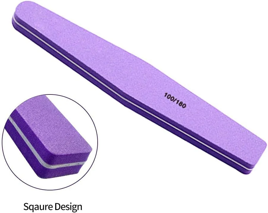 بافر نرم ناخن سمیناخ 20 عددی، سوهان اسفنجی ناخن، بافر نرم هنر ناخن، قابل شستشو، دو طرفه، سمباده 100/180، بافر ناخن (چند رنگ) بافر نرم ناخن سمیناخ 20 عددی، سوهان اسفنجی ناخن، بافر نرم هنر ناخن، قابل شستشو، دو طرفه، سمباده 100/180، بافر ناخن (چند رنگ)