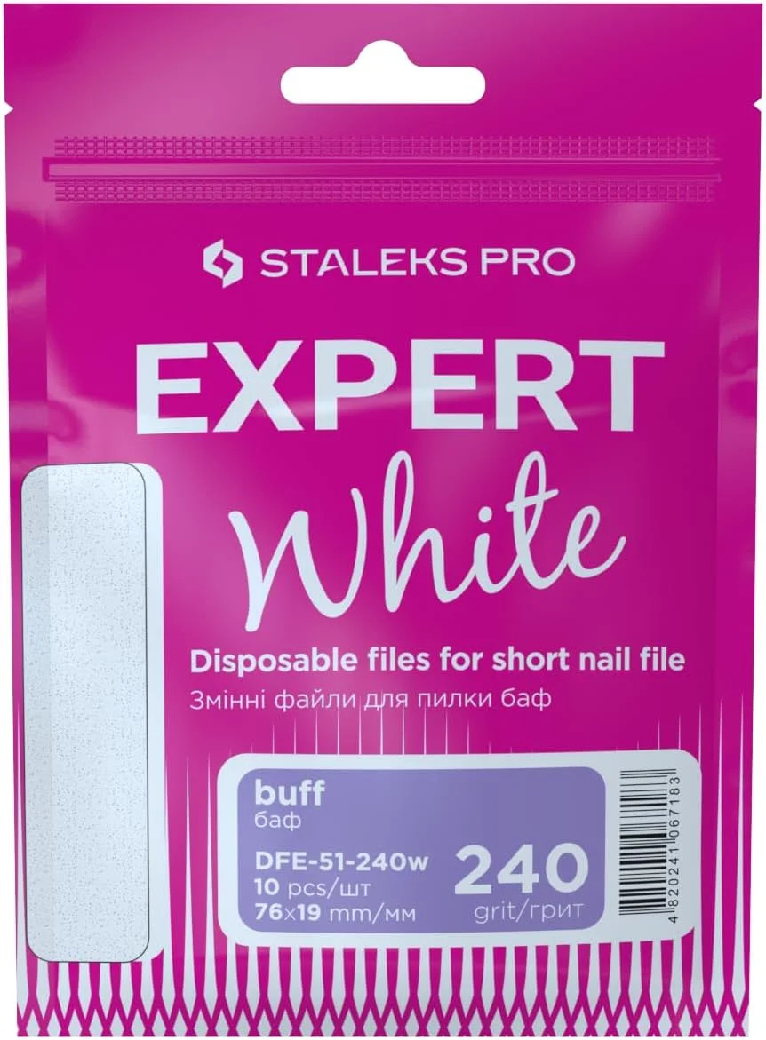 چسب جایگزین STALEKS PRO برای سوهان ناخن بافر کوتاه Expert 51.10 عدد (دانه بندی 240) چسب جایگزین STALEKS PRO برای سوهان ناخن بافر کوتاه Expert 51.10 عدد (دانه بندی 240)
