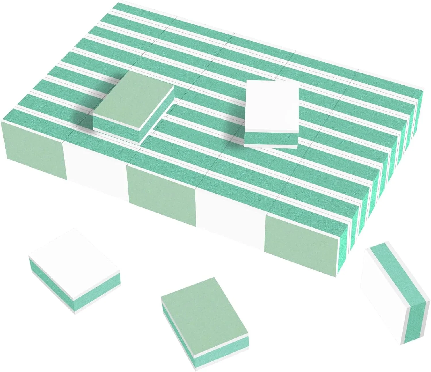 بافر ناخن رومبا 20 عددی، کیت براق کننده، بافر کوچک برای پولیش صاف و براق کردن ناخن های طبیعی، سوهان صاف کننده گریت 600/4000