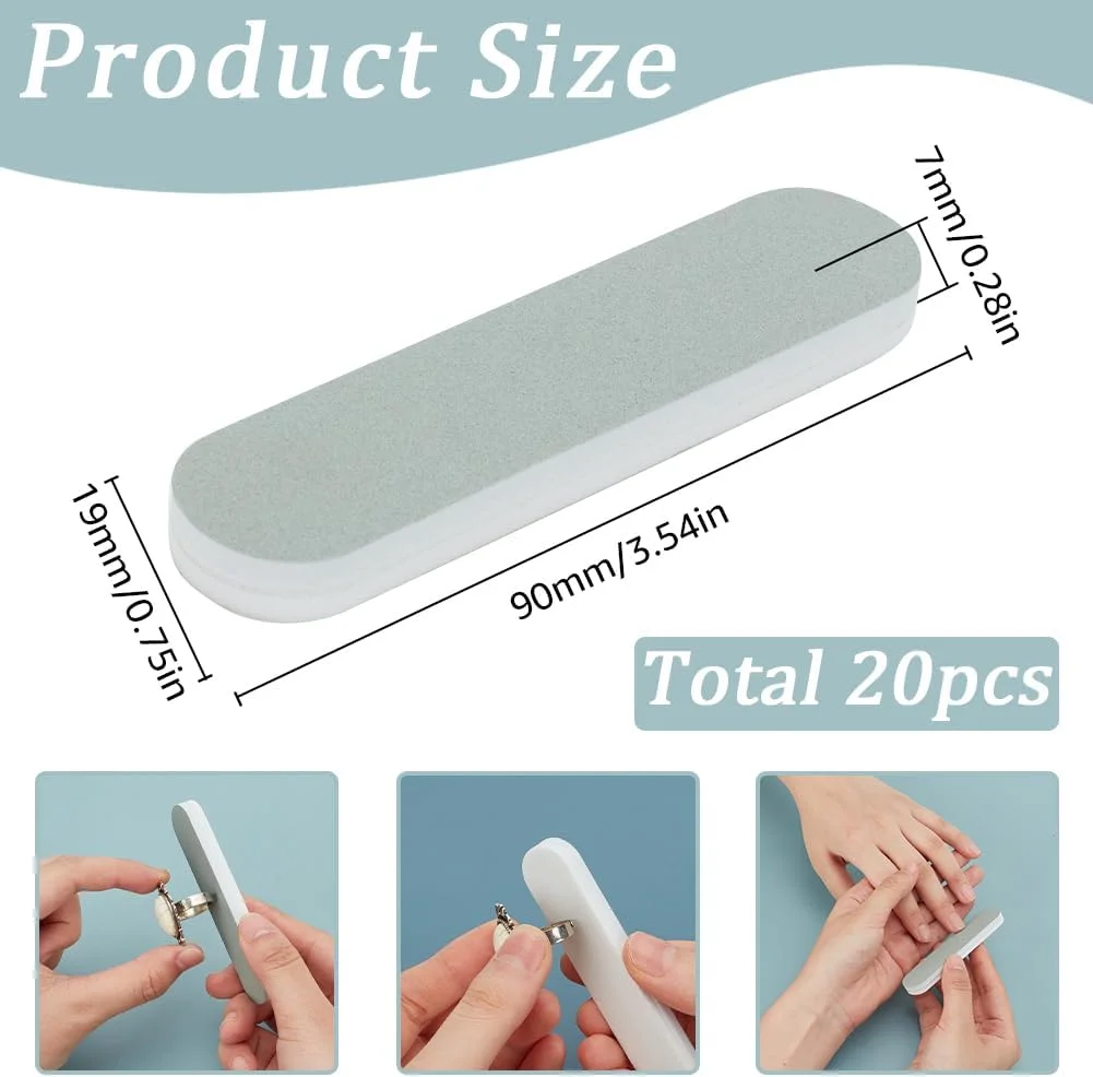 سوهان ناخن SUNNYCLUE، 20 عدد، بافر، براق کننده، بلوک بافر لاک ناخن، بیضی شکل، پلاستیکی، نقره ای، چوب های سمباده مانیکور، ابزار پولیش سوهان ناخن برای لوازم پولیش جواهرات ناخن، لوازم صنایع دستی DIY سوهان ناخن SUNNYCLUE، 20 عدد، بافر، براق کننده، بلوک بافر لاک ناخن، بیضی شکل، پلاستیکی، نقره ای، چوب های سمباده مانیکور، ابزار پولیش سوهان ناخن برای لوازم پولیش جواهرات ناخن، لوازم صنایع دستی DIY