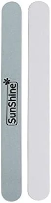 بافر درخشان کننده ناخن SUNSHINE، سوهان ناخن با درجه زبری 600/3000، ابزار دو طرفه مانیکور و پدیکور (5 عدد)