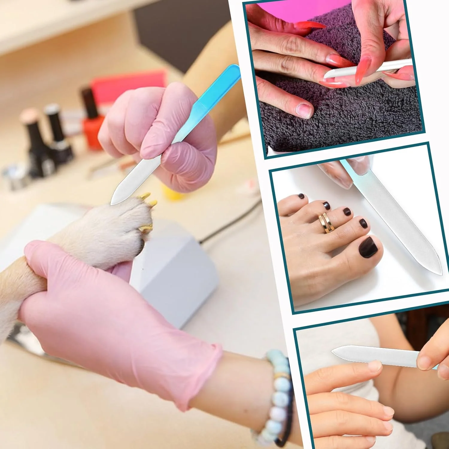 ست سوهان ناخن کریستالی حرفه ای 5 تکه Styquenzer، سوهان ناخن شیشه ای و ست سوهان ناخن شیشه ای و ست عقب زننده کوتیکول، بافر ناخن، سوهان پای شیشه ای، عقب زننده کوتیکول شیشه ای، سوهان ناخن و بافر ست سوهان ناخن کریستالی حرفه ای 5 تکه Styquenzer، سوهان ناخن شیشه ای و ست سوهان ناخن شیشه ای و ست عقب زننده کوتیکول، بافر ناخن، سوهان پای شیشه ای، عقب زننده کوتیکول شیشه ای، سوهان ناخن و بافر