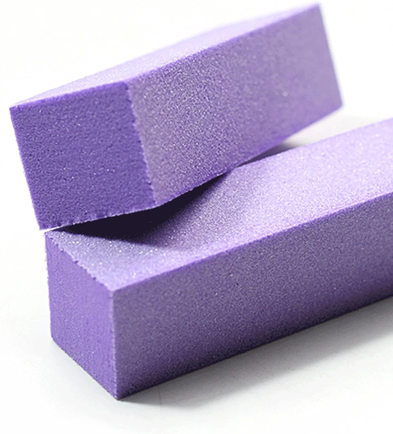 بلاک بافر ناخن 10 عددی، بافرهای سمباده ای 4 طرفه برای ناخن، ست فایل بافر براق کننده ناخن های اکریلیک، بافر مانیکور حرفه ای مناسب استفاده در سالن و منزل، بنفش