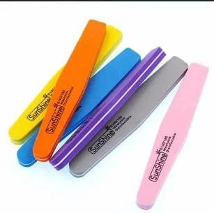 بافر ناخن حرفه ای سانشاین مثلثی گریت 100/180 صورتی 10 عدد در بسته