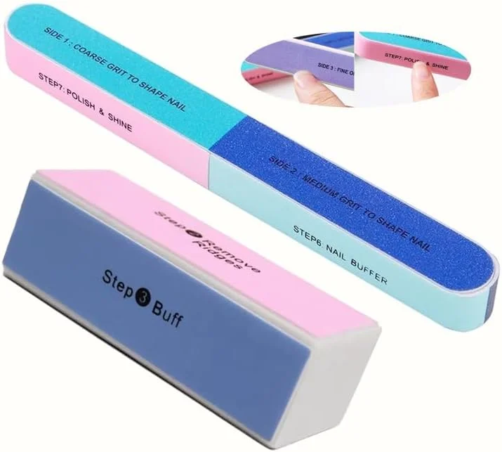 ست حرفه ای سوهان ناخن 7 طرفه، ابزار مانیکور چند منظوره برای شکل دادن و پولیش ناخن، استفاده آسان برای شکل دادن، صاف کردن و براق کردن ناخن ها، 17.8 سانتی متر ست حرفه ای سوهان ناخن 7 طرفه، ابزار مانیکور چند منظوره برای شکل دادن و پولیش ناخن، استفاده آسان برای شکل دادن، صاف کردن و براق کردن ناخن ها، 17.8 سانتی متر