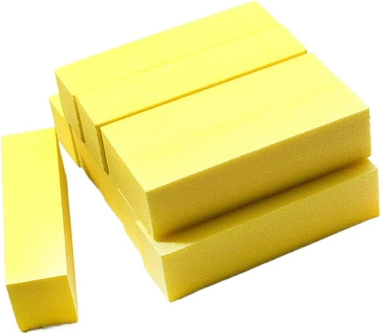 بلاک بافر ناخن 30 عددی، سوهان ناخن حرفه ای، بلاک پولیشر، سوهان های پدیکور مانیکور، اسفنج پولیش سنباده (زرد)