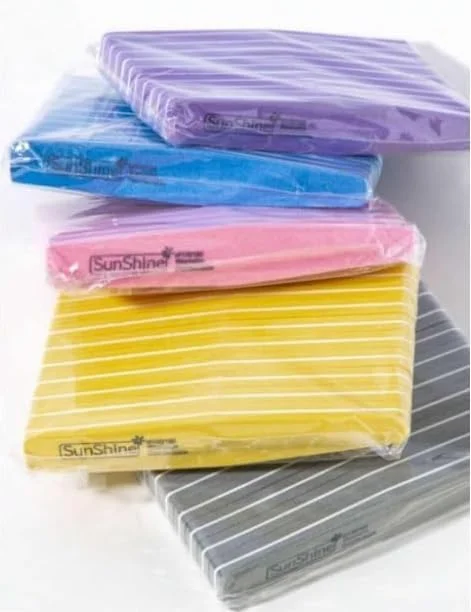 بافر ناخن حرفه ای، صورتی، مجموعه 10 عددی