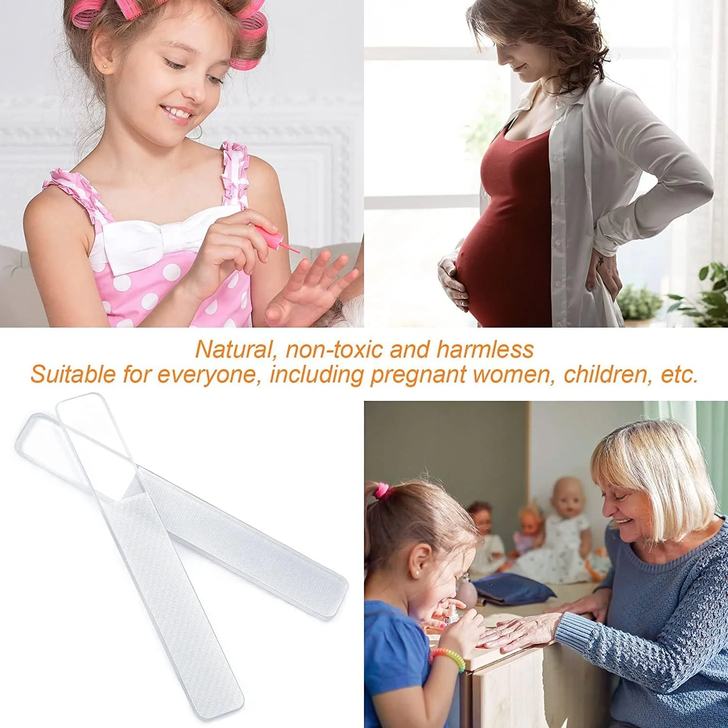 سوهان ناخن شیشه ای SYOSI، سوهان ناخن شیشه ای برای ناخن های طبیعی، بافرهای نانو ناخن، پولیشر براق کننده کریستالی، کیت ابزار مانیکور حرفه ای برای مراقبت از ناخن های اکریلیک، 4 عدد