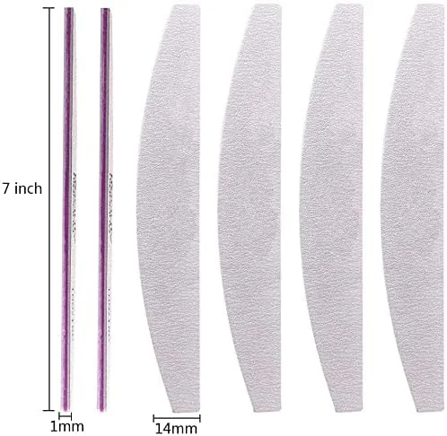 ست سوهان ناخن 8 عددی Premify، سوهان ناخن دو طرفه 100/180 با قابلیت شستشو، ابزار مانیکور سوهان ناخن برای درخشان کردن ناخن ها، به ناخن های خود با لبه های صاف فرم دهید