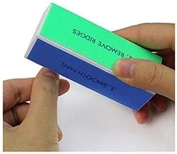 10 عدد سوهان ناخن 4 طرفه کاربردی، بلوک سمباده ای ضخیم اسفنجی، سوهان بافر قابل شستشو و تخته سنباده ای EVA، سوهان ناخن انگشتی، پولیش صاف و براق کننده ناخن، ابزار مراقبت از هنر ناخن