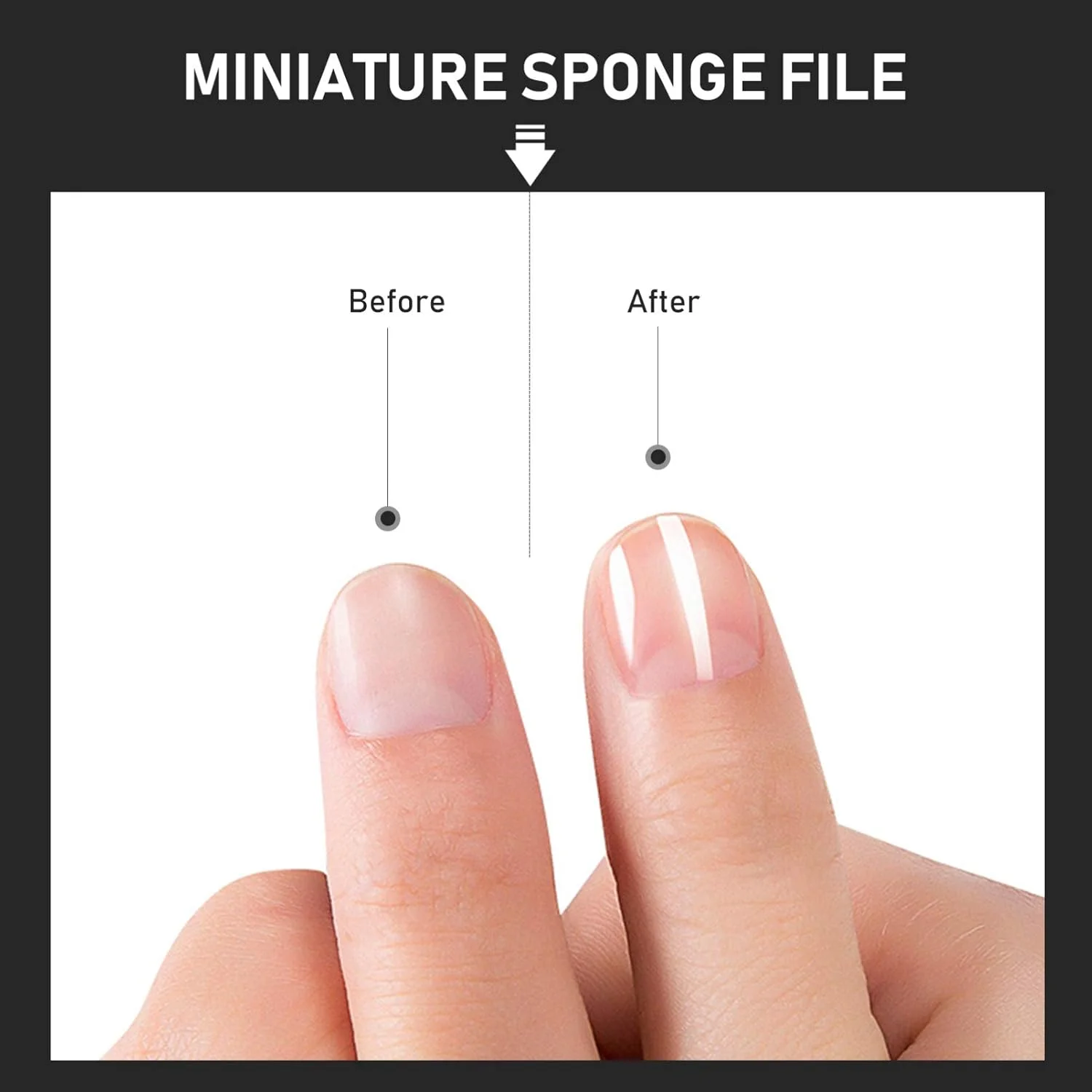 OSALADI 50 عدد پولیش ناخن سمباده ای، مینی بافر ناخن 4 طرفه، بلوک سمباده ای، سوهان ناخن اسفنجی برای کیت طراحی ناخن اکریلیک، ابزار مانیکور، مشکی